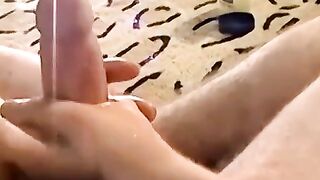 White Dude Shaving His Balls For Buddy's Oral Pleasure