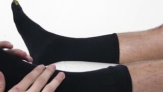 Foot Worship: Hot Stud Loves To Smell & Suck Feet of His Buddy