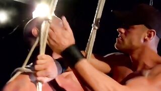Dominatrix Torments Slave Boy in BDSM Dungeon - Bondage Submission Training