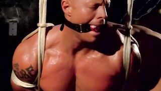 Dominatrix Torments Slave Boy in BDSM Dungeon - Bondage Submission Training
