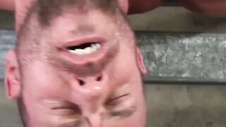Bondaged Hunk's Ass Pounded Hard - Anal Domination with Rough Sex & Facial