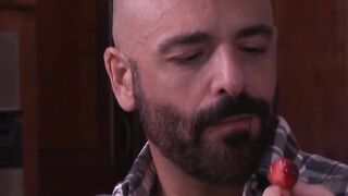 Bald Daddy Submitting To Best Friend In Intense Anal Sex
