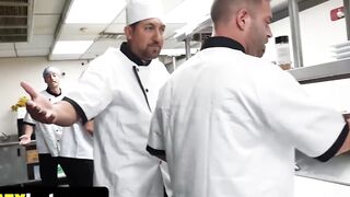 Reality Show Audition Goes X-Rated! - Sexy Waiter Fucks Hot Blonde Babe