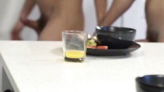 Twinks Raw Passion - Kitchen Counter Fucking Action