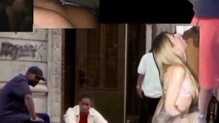 Big Dick Zae Gorilla - Huge Black Monster Dong Throws White Girl Over The Edge
