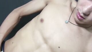 Hairy-JapaneseTwunk - Hirsute Twinks Sensual Masturbation & Creampie