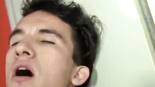 Asian Lover Deep Throat Blowjob - Hardcore Sex with Huge Facial