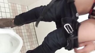 Public Peeping Tom's Delight - Asiana Girls Get Naughty In Public Toilet