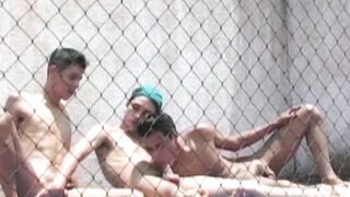 Three's A Charm! - Thick Dick Triple Penetration With Older Man And Two Twinks