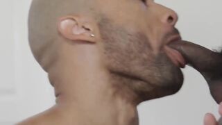 Bald Guy Endures Ass Pain For Creampie From Hunk Stud JJ Lake