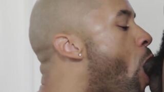 Bald Guy Endures Ass Pain For Creampie From Hunk Stud JJ Lake