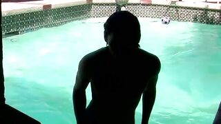 Twinks Poolside Jerk-Off Session - Horny Twunks Jack Off Together