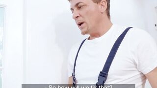 Handyman's Secret - Milf Letty Gets Her Panties Dirty With Handjob