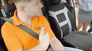 Thicker-Than-Average Curvy Girl Passes Driving Test With Her Instructor