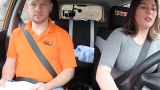 Thicker-Than-Average Curvy Girl Passes Driving Test With Her Instructor