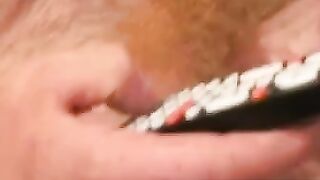 Long-Haired Gingers Amateur Masturbates Passionately For The Camera