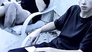 Foot Worship - Kitchen Cleaner Fetish with Dirty Feets
