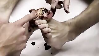 Foot Worship - Kitchen Cleaner Fetish with Dirty Feets