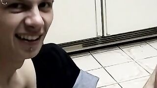 Foot Worship - Kitchen Cleaner Fetish with Dirty Feets