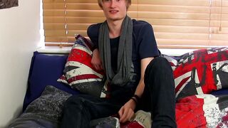 Blonde Emo Teen Jerks Off And Dumps A Load Of Hot Semen