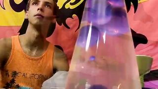 Twinks Solo Playtime With Fleshlight Leads To Big Load