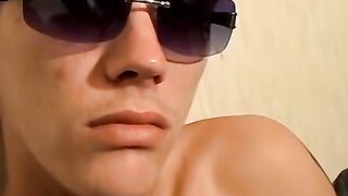 Solo Male Masturbation - Huge Load From A Bad Boy's Massive Dick