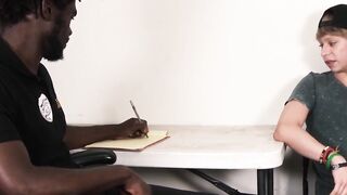 Raw & Uncut - Gay Teen Sucks Big Black Dick Then Gets Rough Anal