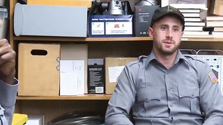 Black Boss Disciplines Security Officer With Rough Sex