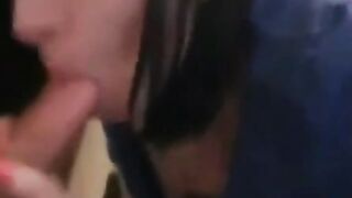 Tatted Up Co-Ed Gets A Facial From Her Professor