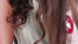Lesbian Teen Cuties Share Intense Passionate Kisses And Fingering