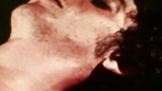 Hairiest Gay Stroking His Uncut Dick & Shooting A Load On Chest
