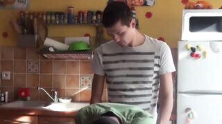 Breakfast Butt-Fucking Babies - Anal Threesome with Brian Bonds & Max Konnor