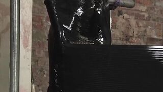 Bondage Blindfold Slave Gets Hand Job From Master With Big Load Of Hot Semen