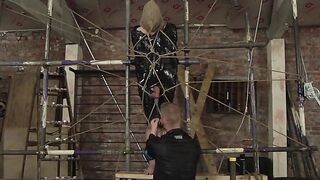 Bondage Blindfold Slave Gets Hand Job From Master With Big Load Of Hot Semen