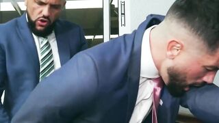 Andrea Suarez Gets Rough Doggy Style Fuck From Colleagues Huge Dick
