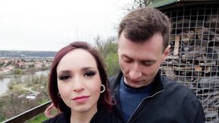 Hot Wife Sharing Hubby With Stranger For A Wild Threesome