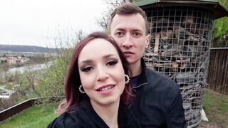 Hot Wife Sharing Hubby With Stranger For A Wild Threesome