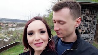 Hot Wife Sharing Hubby With Stranger For A Wild Threesome