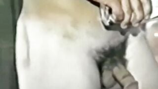 Grandpa's Smoking Room - Mature Gay Couple Jerking Off
