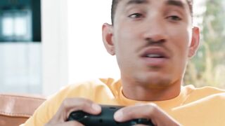 Transgender Gaming Geek's Anal Threesome with Embrer Fierras & Jessie Pink