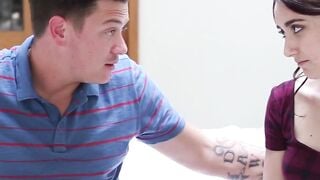 Sister Fucks Step-Brother Like A Man And Makes Him Scream" or "Step-sis Rides Brother Hard Until He Explodes!