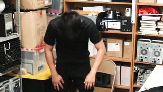 Asian Shoplifting Slut Gets Raw Rough Sex From Officer With Big Black Dick