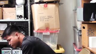 Asian Shoplifting Slut Gets Raw Rough Sex From Officer With Big Black Dick
