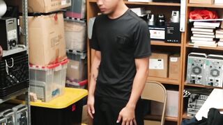 Asian Shoplifting Slut Gets Raw Rough Sex From Officer With Big Black Dick