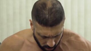 Beard-Hung Stepdad's Slutty Stepson Fucked Hard After Wet & Messy Deepthroat