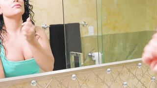 Step-Mother's Deepthroat Blowjob - Stepson Gets A Surprise From Mom