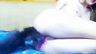 Naughty college girl Masturbates With Vibrator For You - HD
