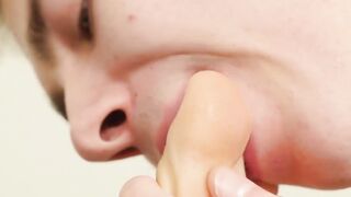 Twinks Sweaty Feet Worship - Foot Fanatic Cleaning Up His Buddy's Smelly Toe-Socks