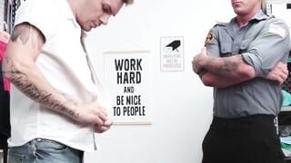Twinks In Uniform" - Raw Anal Sex with Officer & Thieves in Police Station Jail Cell