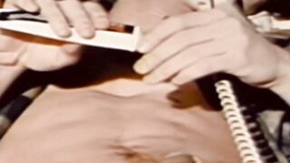 Vintage Gay - Old Man Jerking Off And Shooting A Huge Load